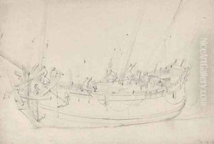A Dutch vessel aground