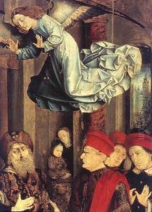 The Institution of the Eucharist (detail) by Joos Van Wassenhove