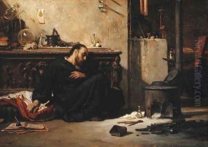 The Dead Alchemist 1868 by Elihu Vedder