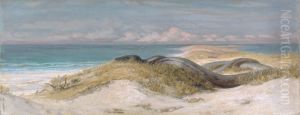 Lair of the Sea Serpent by Elihu Vedder