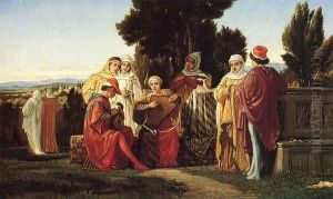 The Music Party by Elihu Vedder
