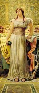 The Greek Actor's Daughter by Elihu Vedder
