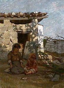 A Summer's Afternoon, Capri by Elihu Vedder