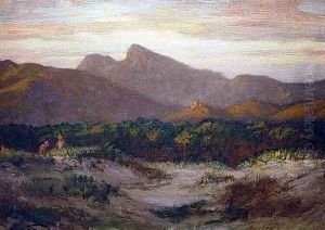 Sunset in the Tuscan Hills by Elihu Vedder