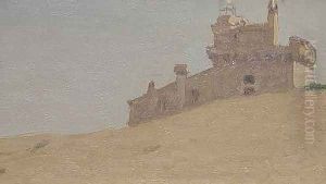Castle near Perugia by Elihu Vedder