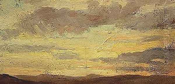 Sunset over the Tuscan Hills - view 1