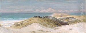 Lair of the Sea Serpent 1899 by Elihu Vedder