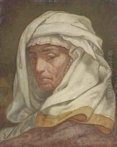 Study of Jane Jackson A Cumaean Sibyl by Elihu Vedder