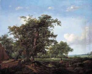 Pastoral Landscape c. 1650 by Cornelis Hendricksz. The Younger Vroom