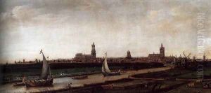 View of Delft from the Northwest by Cornelis Hendricksz. The Younger Vroom
