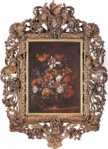 Flower Piece (3) by Gaspar-pieter The Younger Verbruggen