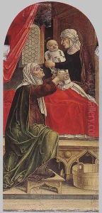The Birth of Mary 1473 by Bartolomeo Vivarini