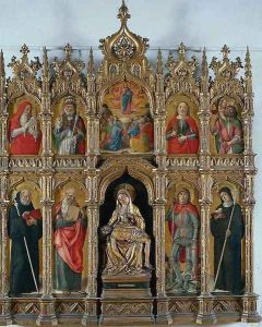 Altarpiece 1485 by Bartolomeo Vivarini