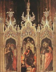 Triptych of St Mark 1474 by Bartolomeo Vivarini