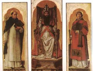 Sts Dominic, Augustin, and Lawrence 1473