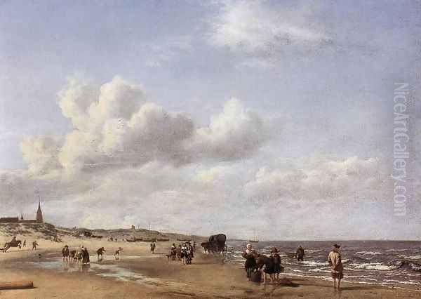The Beach at Scheveningen 1658 - view 1