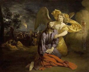 Agony in the Garden 1665 by Adriaen Van De Velde