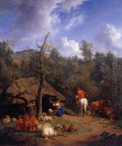 The Hut by Adriaen Van De Velde