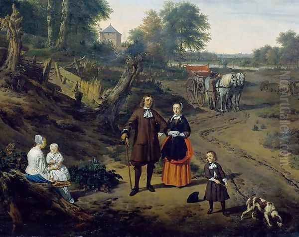 Family Portrait in a Landscape [detail #1] - view 1