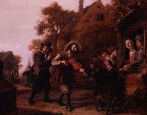 The Blind Fiddler by Jan Victors