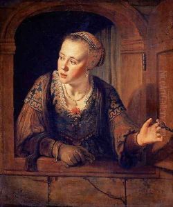Young Woman at a Window 1640
