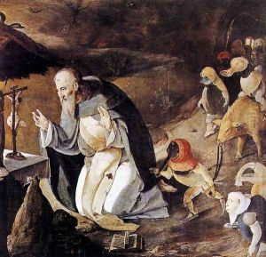 The Temptation of St Anthony c. 1530 by Lucas Van Leyden