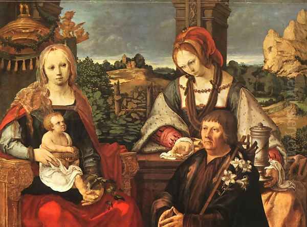Madonna and Child with Mary Magdalene and a Donor - view 1