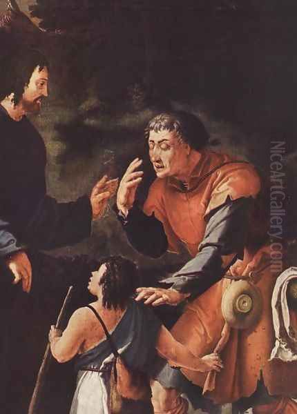 Christ Healing the Blind (detail) 1531 - view 1