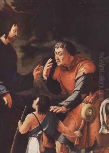 Christ Healing the Blind (detail) 1531 by Lucas Van Leyden