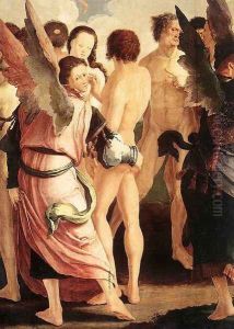 The Last Judgment (detail) 1526 by Lucas Van Leyden