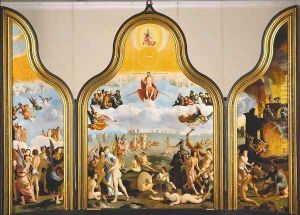 The Last Judgment 1527 by Lucas Van Leyden