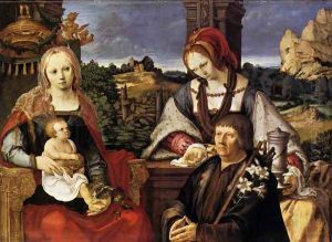 Virgin and Child with the Magdalen and a Donor 1522