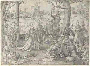Dance of Saint Mary Magdalene by Lucas Van Leyden