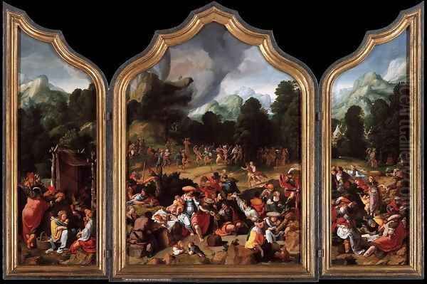 Worshipping of the Golden Calf - view 1