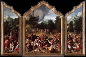 Worshipping of the Golden Calf