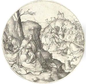 Christ in Gethsemane by Lucas Van Leyden