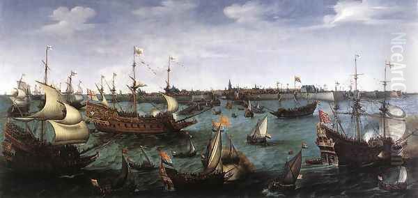 The Arrival at Vlissingen of the Elector Palatinate Frederick V, c. 1632 - view 1