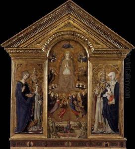 The Virgin of the Assumption with Saints 1462-63 by Lorenzo Di Pietro Vecchietta
