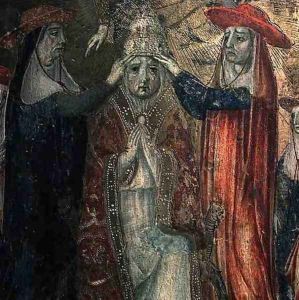 Pius II (1405-64) Crowned by Two Cardinals, 1458-64 by Lorenzo Di Pietro Vecchietta