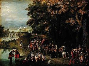 Baptism of the Chamberlains by David Vinckboons I