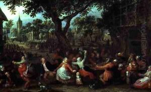 A Village Fair by David Vinckboons I