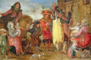 Jeanne de Flandres 1472-1545-9 going to deliver prisoners