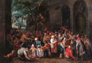 Feeding the poor by David Vinckboons I