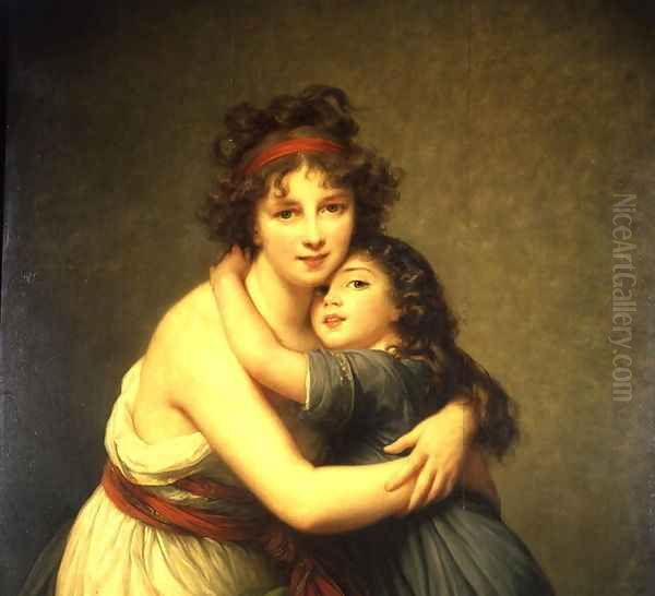 Madame Vigee-Lebrun and her Daughter, Jeanne-Lucie-Louise 1780-1819 1789 - view 1