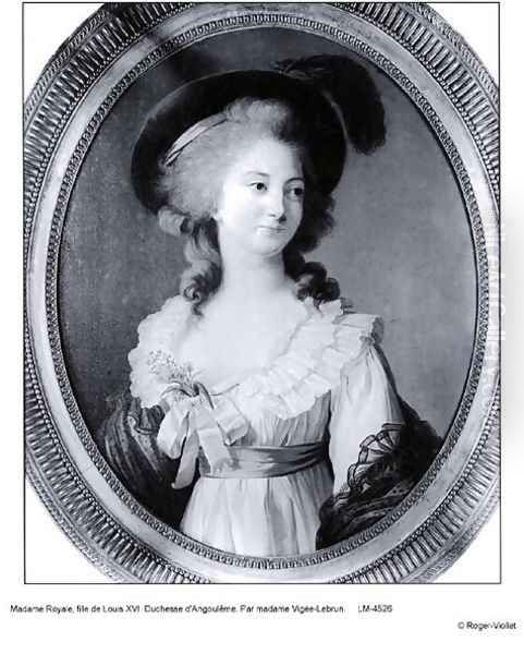 Portrait of Marie-Therese-Charlotte of France 1778-1851 Madame Royale, Duchesse dAngouleme - view 1