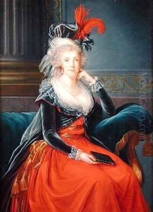 Portrait of Marie-Caroline de Hapsburg-Lorraine 1752-1814 Archduchess of Austria and Queen of Naples
