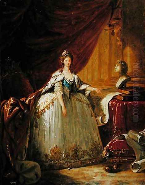 Portrait of the Dowager Tsarina Maria Feodorovna 1759-1828 - view 1