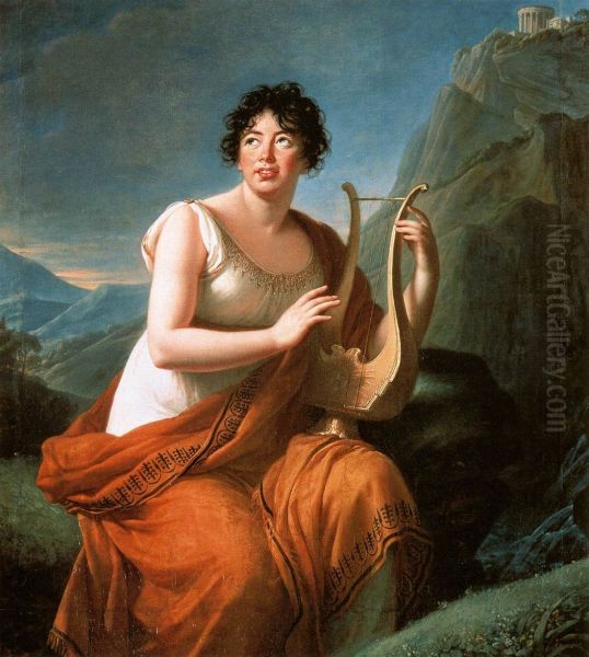 Madame de Stael as Corinne, 1809 by Elisabeth Vigee-Lebrun