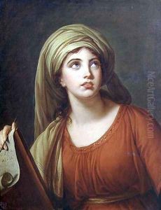 Portrait of Emma Hart c.1765-1815 later Lady Hamilton, as a Sibyl, c.1792