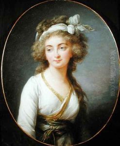 Portrait of Melanie de Rochechouart, Marquise dAumont, Duchesse de Piennes, 1789